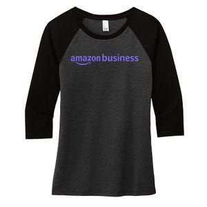 Amazon Business Women's Tri-Blend 3/4-Sleeve Raglan Shirt