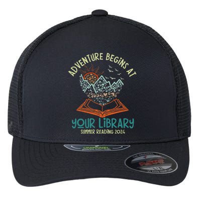 Adventure Begins At Your Library Summer Reading 2024 Flexfit Unipanel Trucker Cap