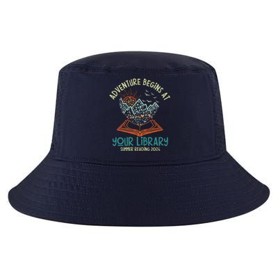 Adventure Begins At Your Library Summer Reading 2024 Cool Comfort Performance Bucket Hat