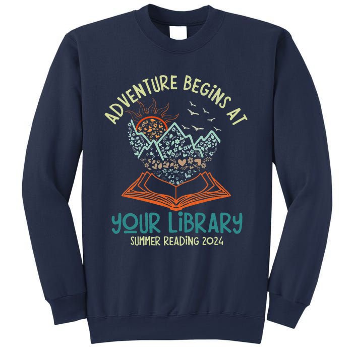 Adventure Begins At Your Library Summer Reading 2024 Sweatshirt