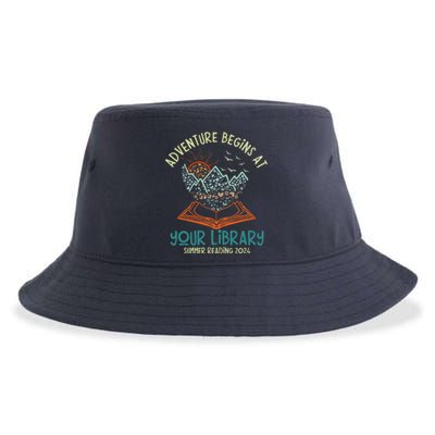 Adventure Begins At Your Library Summer Reading 2024 Sustainable Bucket Hat