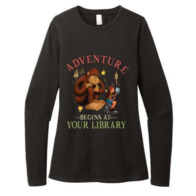 Adventure Begins At Your Library Summer Reading 2024 Womens CVC Long Sleeve Shirt