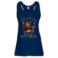 Adventure Begins At Your Library Summer Reading 2024 Ladies Essential Flowy Tank