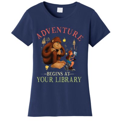 Adventure Begins At Your Library Summer Reading 2024 Women's T-Shirt