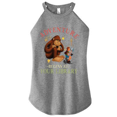 Adventure Begins At Your Library Summer Reading 2024 Women’s Perfect Tri Rocker Tank