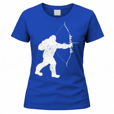 Archery Bowman Archer Bowhunter Arrow Bigfoot Legend Women's T-Shirt