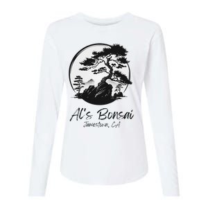 Al's Bonsai Womens Cotton Relaxed Long Sleeve T-Shirt