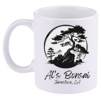 Al's Bonsai 11oz C Handle Ceramic Mug