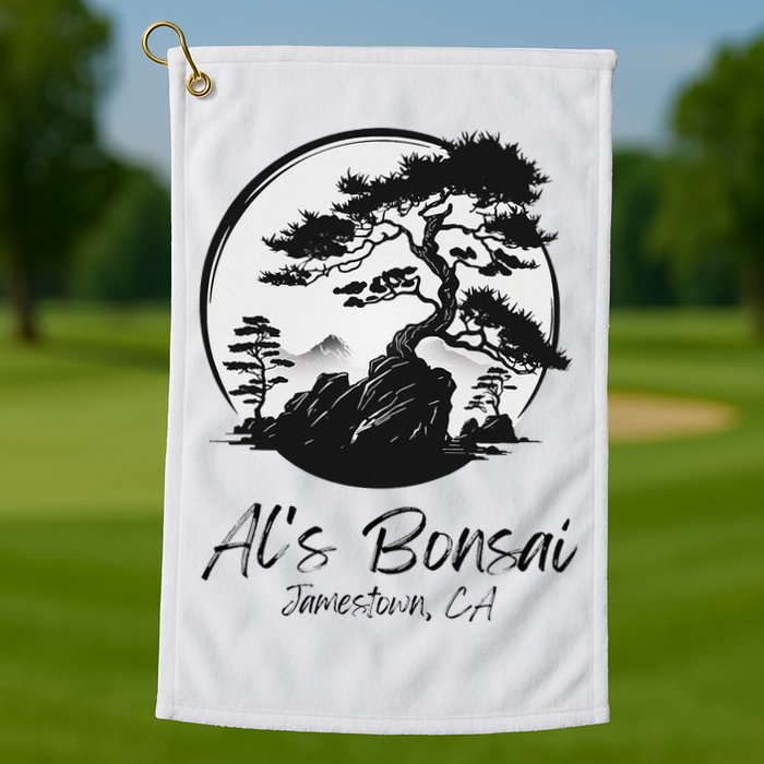 Al's Bonsai Golf Towel