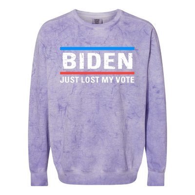 Anti Biden Anti Joe Biden Cancel Joe Biden Colorblast Crewneck Sweatshirt