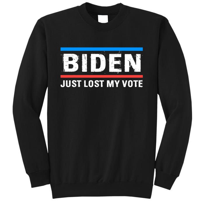 Anti Biden Anti Joe Biden Cancel Joe Biden Tall Sweatshirt