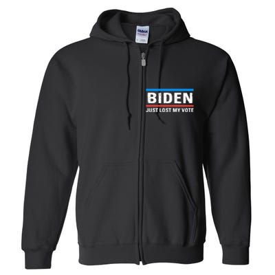 Anti Biden Anti Joe Biden Cancel Joe Biden Full Zip Hoodie