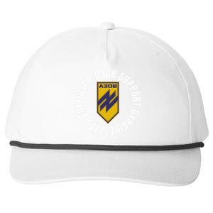 Azov Battalion A30B Support Ukraine I Stand With Ukraine Snapback Five-Panel Rope Hat