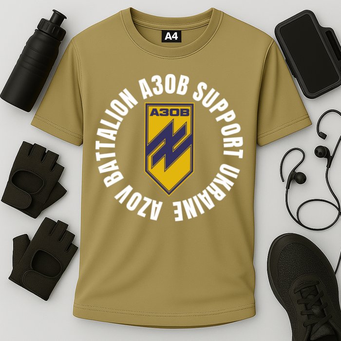Azov Battalion A30B Support Ukraine I Stand With Ukraine Performance Shirt