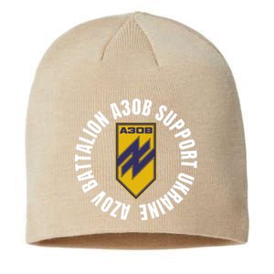 Azov Battalion A30B Support Ukraine I Stand With Ukraine Sustainable Beanie