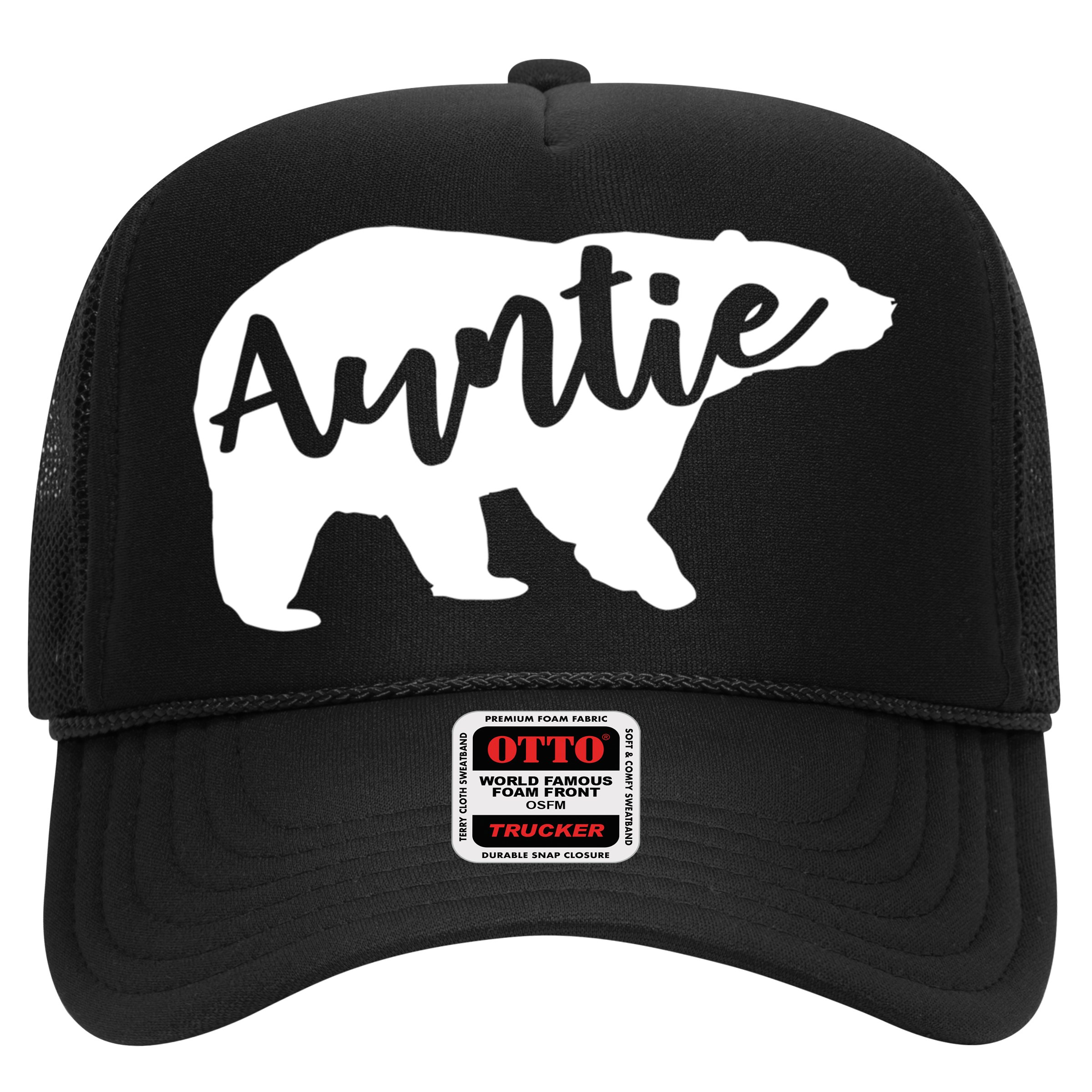 Auntie Bear Aunt Life Camping Cool Gift Hat