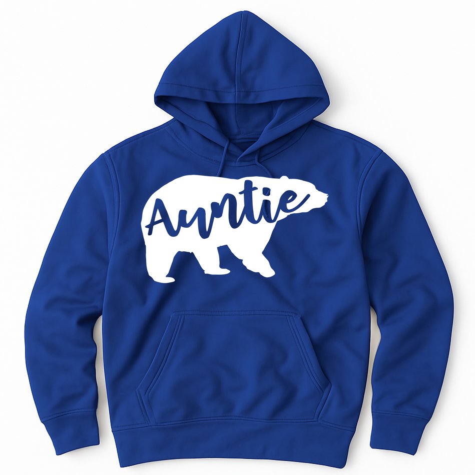 Auntie Bear Aunt Life Camping Cool Gift Hoodie