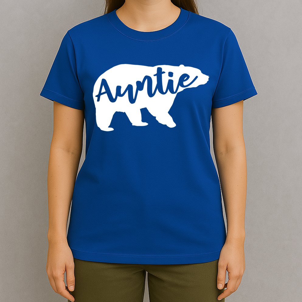 Auntie Bear Aunt Life Camping Cool Gift T-Shirt
