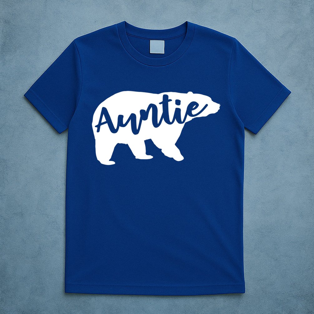 Auntie Bear Aunt Life Camping Cool Gift T-Shirt