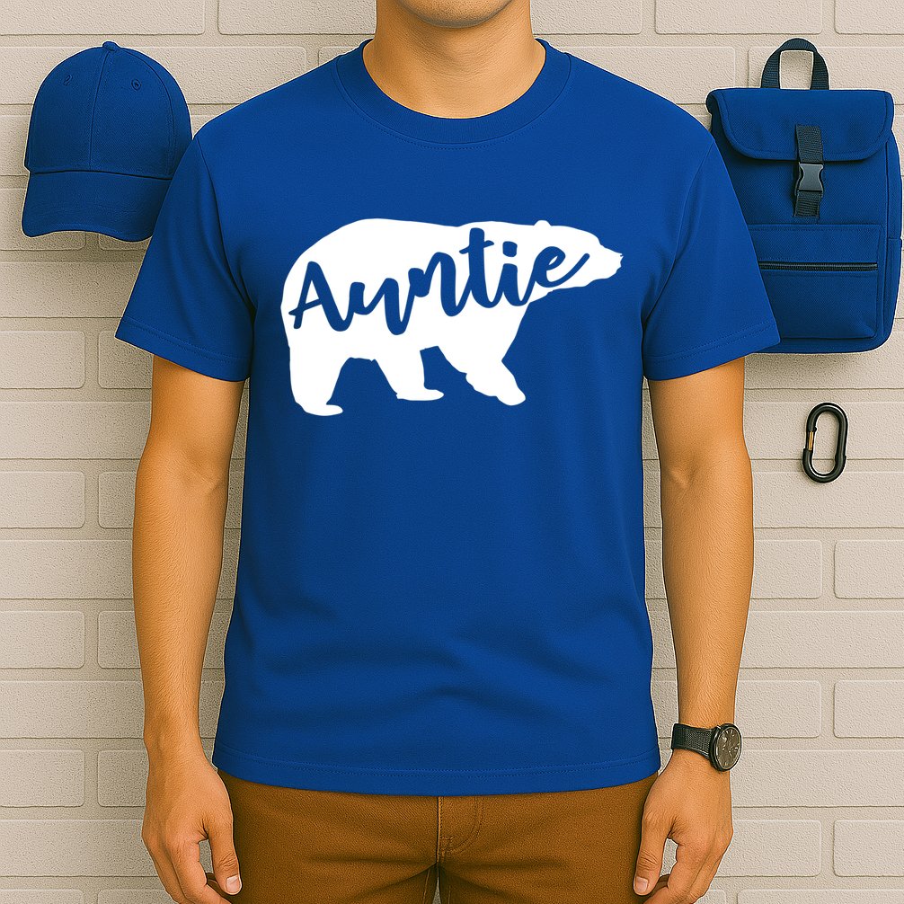 Auntie Bear Aunt Life Camping Cool Gift T-Shirt