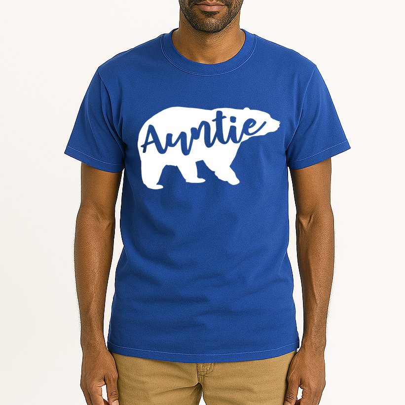 Auntie Bear Aunt Life Camping Cool Gift Tall T-Shirt