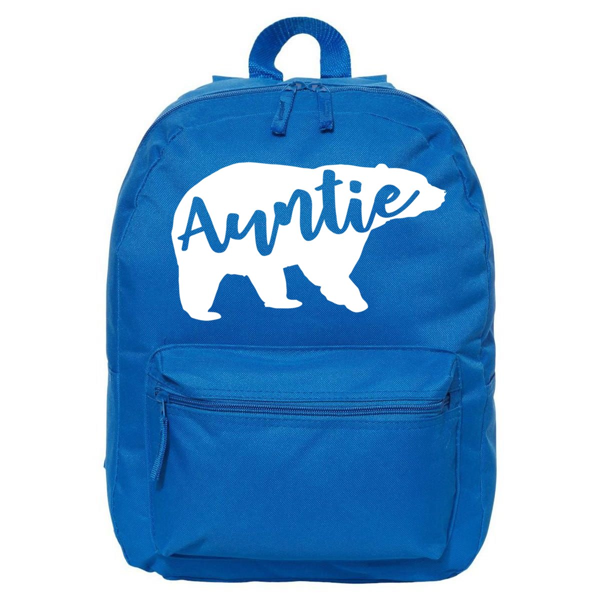 Auntie Bear Aunt Life Camping Cool Gift 16 in Basic Backpack