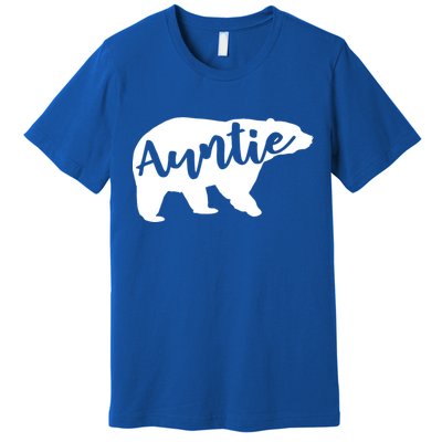 Auntie Bear Aunt Life Camping Cool Gift Premium T-Shirt