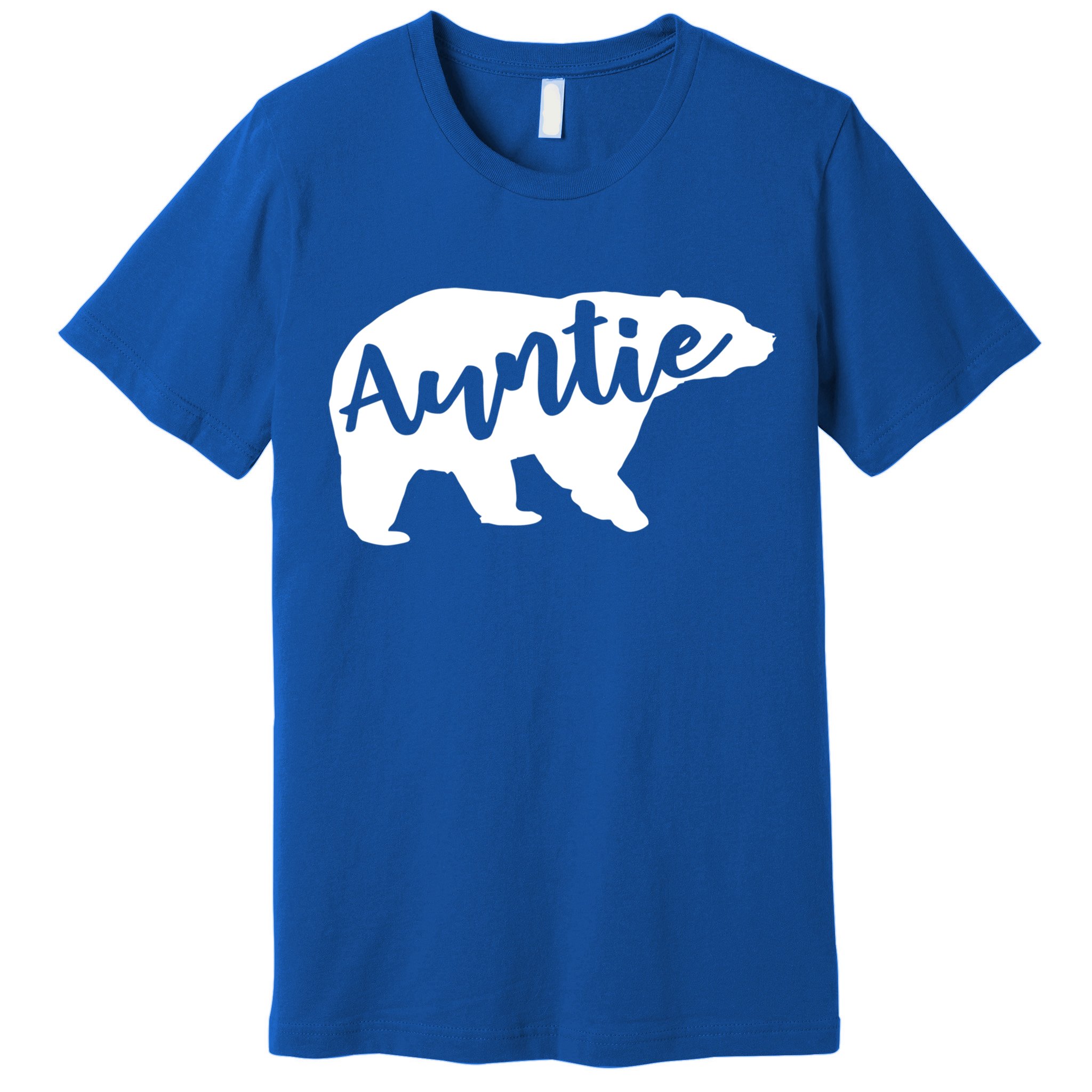 Auntie Bear Aunt Life Camping Cool Gift Premium T-Shirt