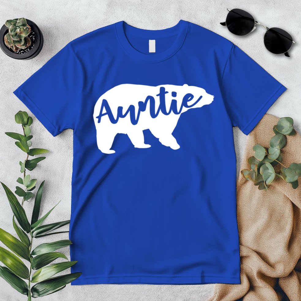 Auntie Bear Aunt Life Camping Cool Gift Premium T-Shirt