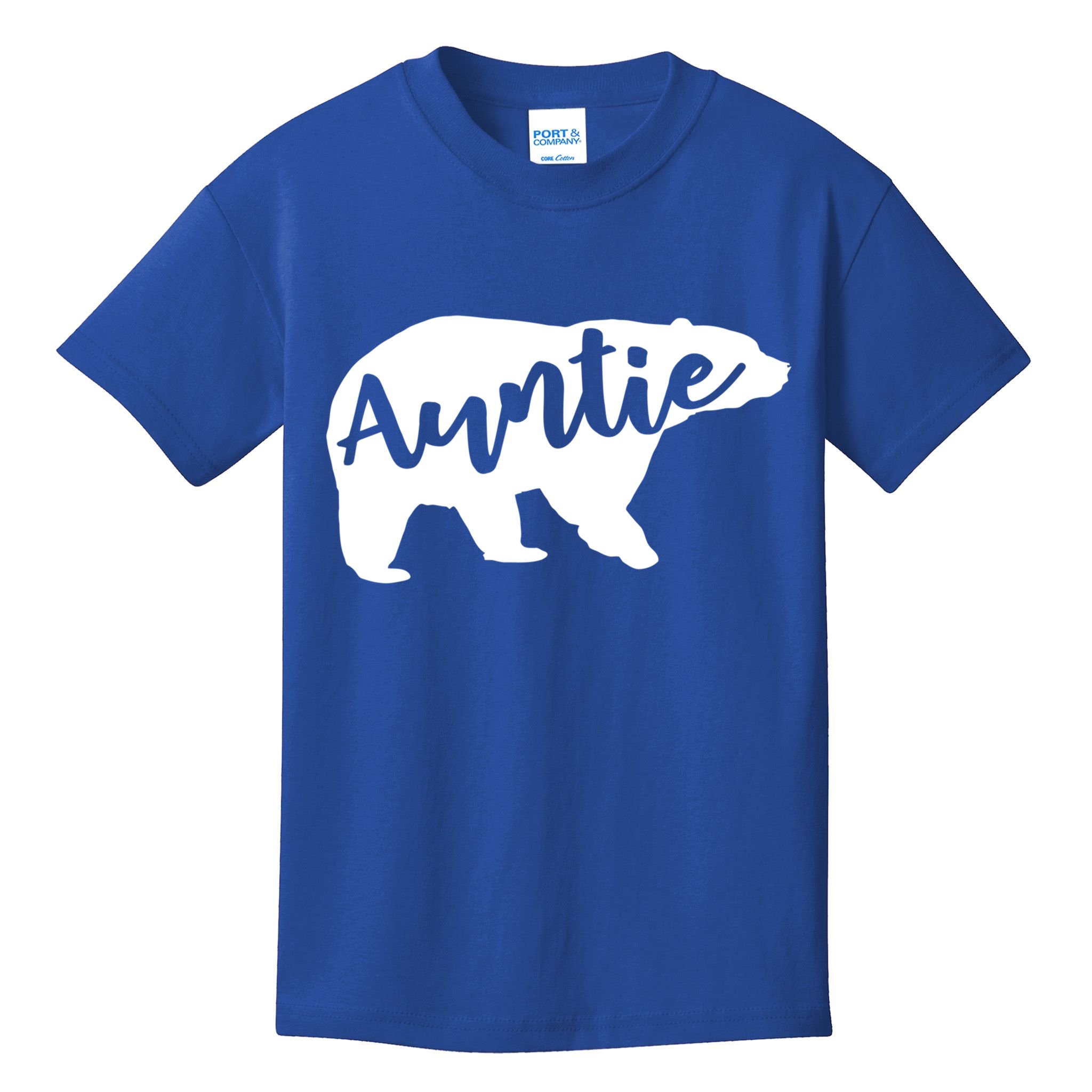 Auntie Bear Aunt Life Camping Cool Gift Kids T-Shirt