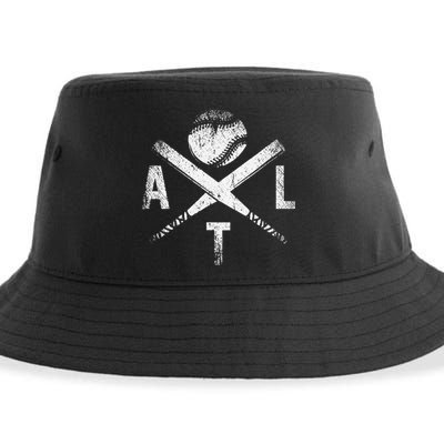 Atlanta Baseball ATL Vintage Georgia Brave Gift Sustainable Bucket Hat