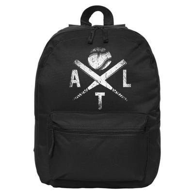Atlanta Baseball ATL Vintage Georgia Brave Gift 16 in Basic Backpack