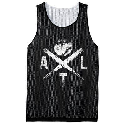 Atlanta Baseball ATL Vintage Georgia Brave Gift Mesh Reversible Basketball Jersey Tank