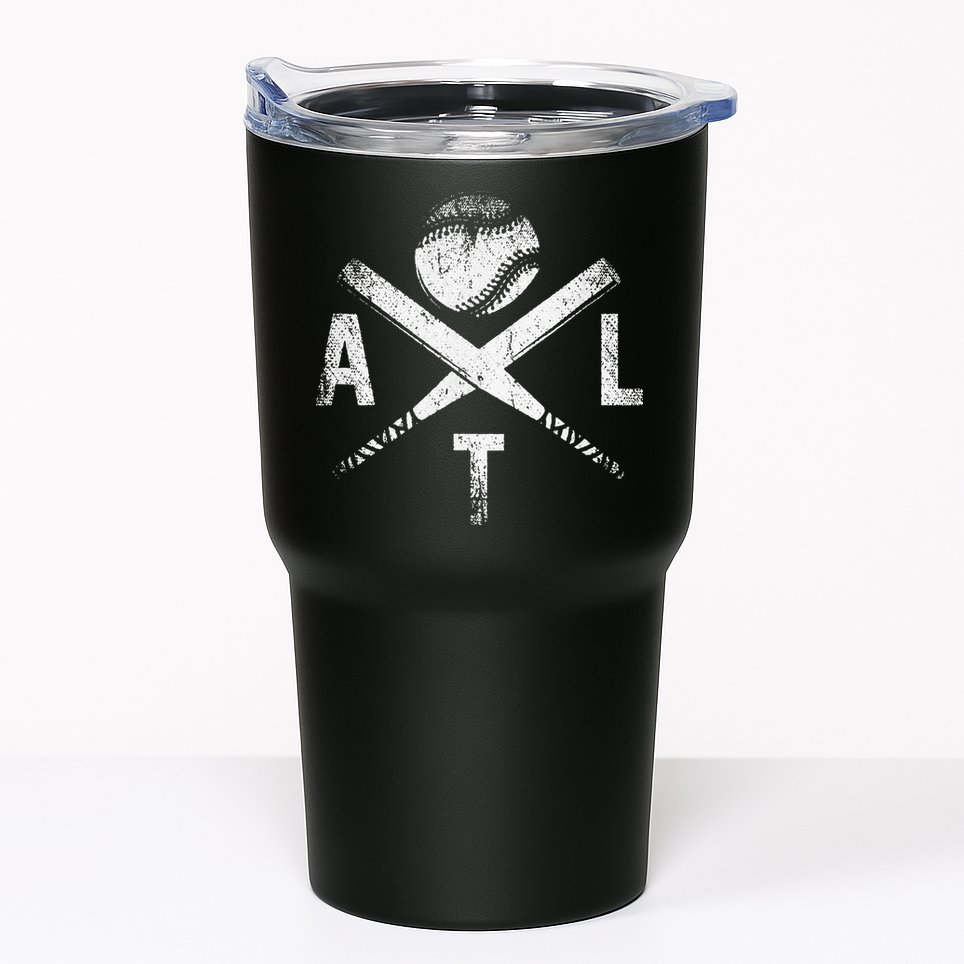 Atlanta Baseball ATL Vintage Georgia Brave Gift Tumbler