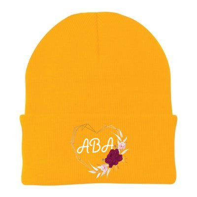 Applied Behavior Analysis Aba Squad Behaviors Team Analyst Gift Knit Cap Winter Beanie