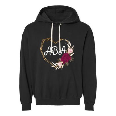 Applied Behavior Analysis Aba Squad Behaviors Team Analyst Gift Garment-Dyed Fleece Hoodie