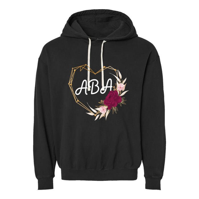 Applied Behavior Analysis Aba Squad Behaviors Team Analyst Gift Garment-Dyed Fleece Hoodie