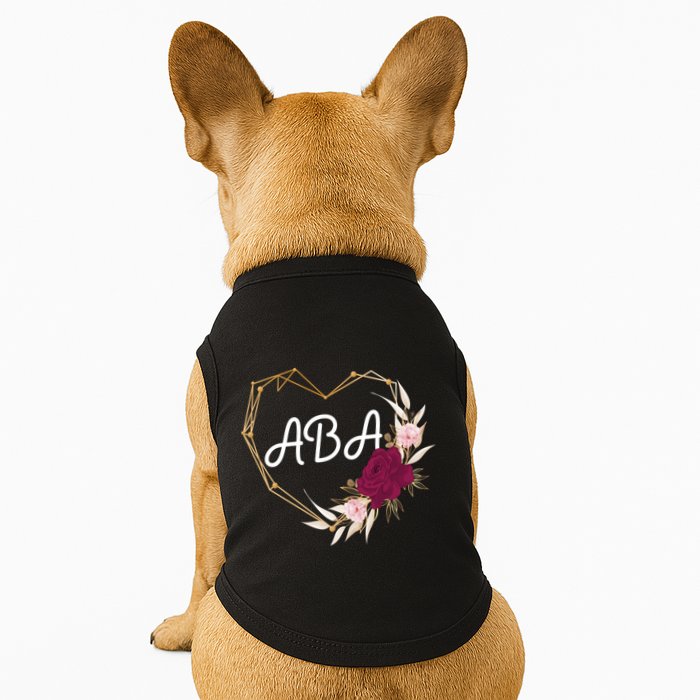 Applied Behavior Analysis Aba Squad Behaviors Team Analyst Gift Doggie Tank