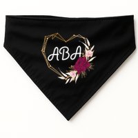 Applied Behavior Analysis Aba Squad Behaviors Team Analyst Gift USA-Made Doggie Bandana