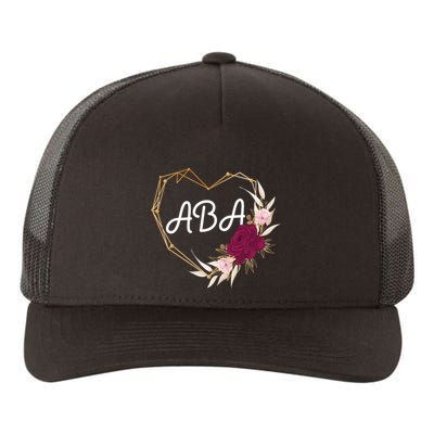Applied Behavior Analysis Aba Squad Behaviors Team Analyst Gift Yupoong Adult 5-Panel Trucker Hat