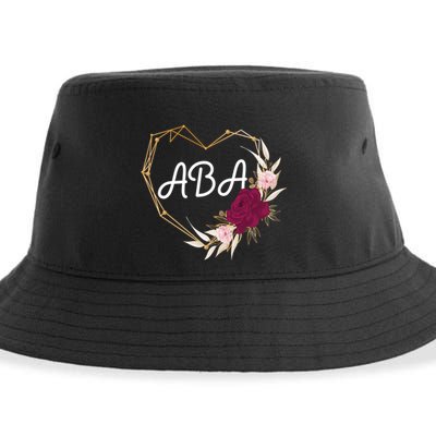 Applied Behavior Analysis Aba Squad Behaviors Team Analyst Gift Sustainable Bucket Hat