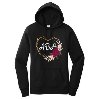 Applied Behavior Analysis Aba Squad Behaviors Team Analyst Gift Women's Pullover Hoodie