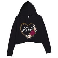 Applied Behavior Analysis Aba Squad Behaviors Team Analyst Gift Crop Fleece Hoodie
