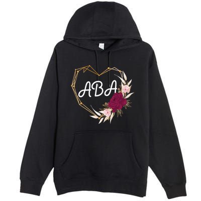 Applied Behavior Analysis Aba Squad Behaviors Team Analyst Gift Premium Pullover Hoodie