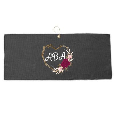 Applied Behavior Analysis Aba Squad Behaviors Team Analyst Gift Large Microfiber Waffle Golf Towel