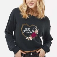 Applied Behavior Analysis Aba Squad Behaviors Team Analyst Gift Cropped Pullover Crew