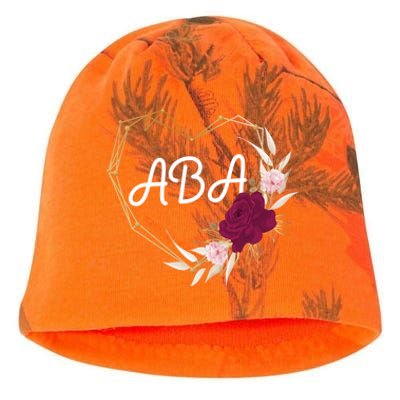 Applied Behavior Analysis Aba Squad Behaviors Team Analyst Gift Kati - Camo Knit Beanie