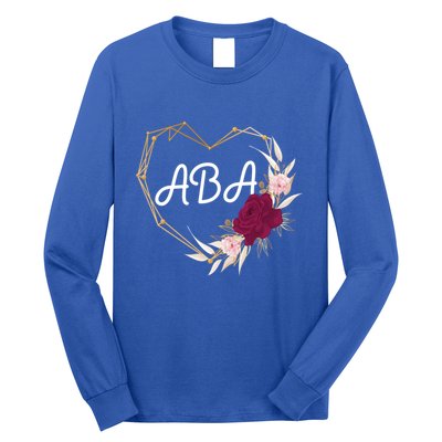 Applied Behavior Analysis Aba Squad Behaviors Team Analyst Gift Long Sleeve Shirt