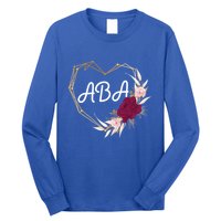 Applied Behavior Analysis Aba Squad Behaviors Team Analyst Gift Long Sleeve Shirt