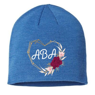 Applied Behavior Analysis Aba Squad Behaviors Team Analyst Gift Sustainable Beanie